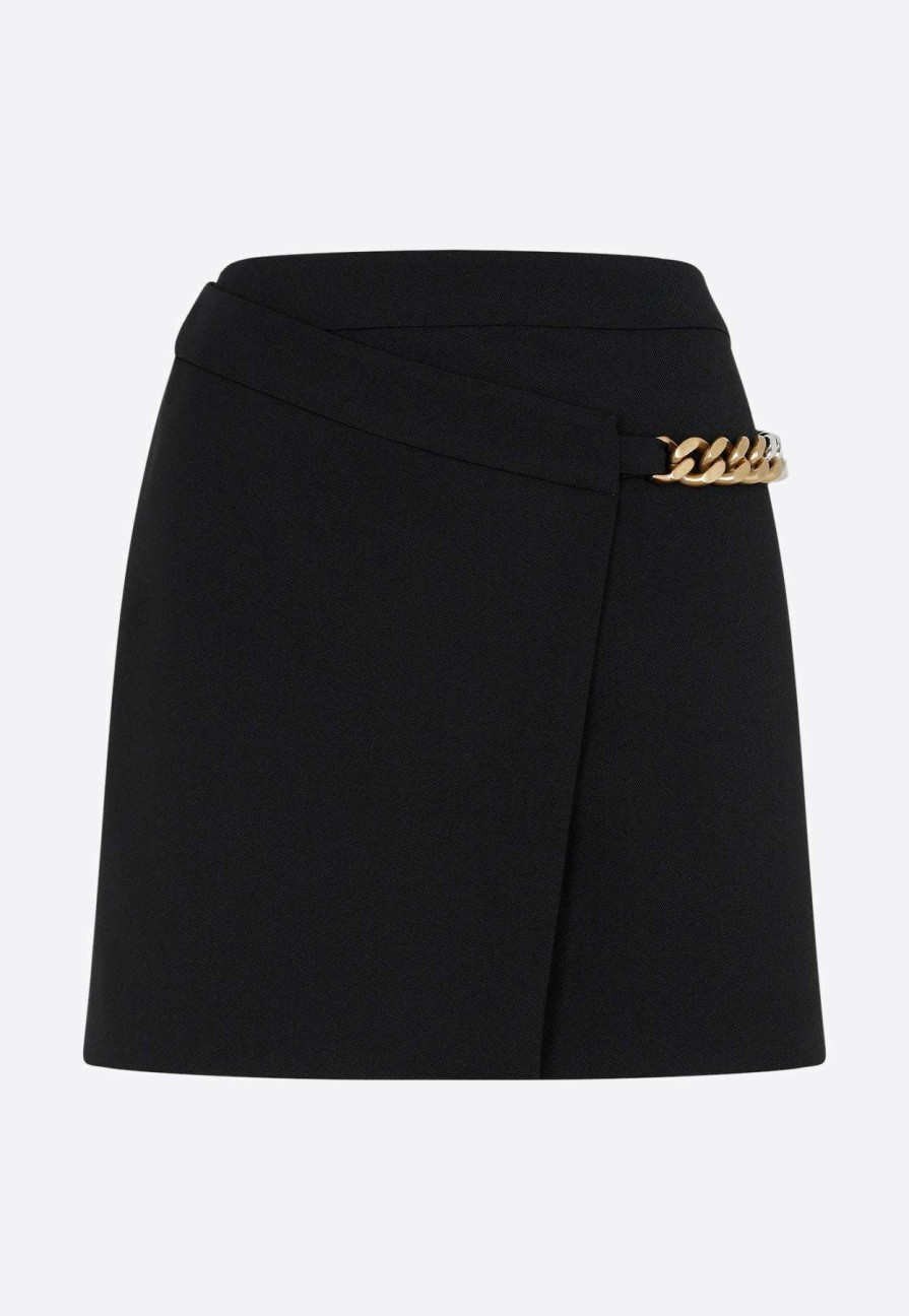 Skirts * | Stella Mccartney Falabella Mini Skirt Black