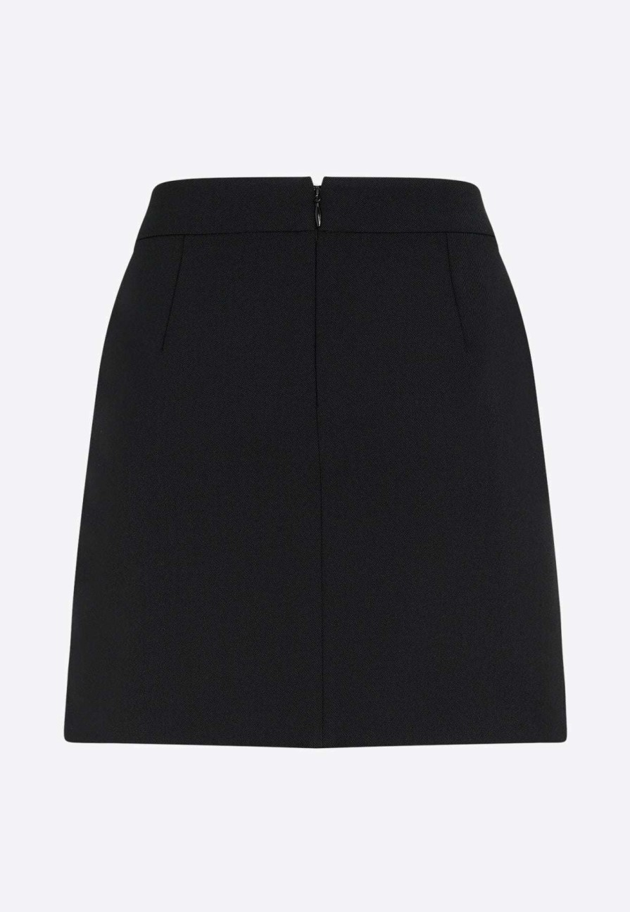 Skirts * | Stella Mccartney Falabella Mini Skirt Black