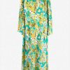 Dresses * | Dolce & Gabbana 60'S Print Maxi Kaftan Multicolor