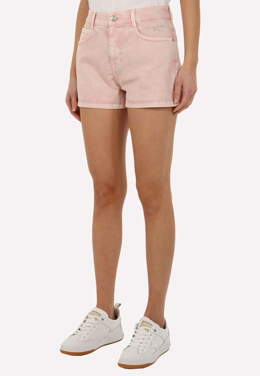 Shorts * | Stella Mccartney Embroidered Mini Shorts Pink