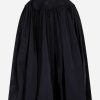 Skirts * | Bottega Veneta Voluminous Gathered Midi Skirt Black