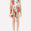 Dresses * | Dolce & Gabbana Garden-Print Poplin Mini Dress Multicolor