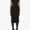 Evening * | Dolce & Gabbana Dg Embellished Stretch Jersey Midi Dress Black