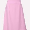 Skirts * | Dolce & Gabbana High-Waist Woven A-Line Skirt Pink