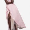 Evening * | Rachel Gilbert Angus One-Shoulder Gown Pink