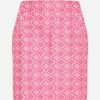 Skirts * | Marine Serre Moon Diamant Regenerated Mini Skirt Pink