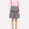 Skirts * | Salvatore Ferragamo Knitted Pattern Mini Skirt In Wool And Cashmere Multicolor