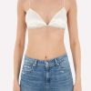 Evening * | Nue Rosie Rhinestone Bralette Top White