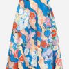 Skirts * | Marni Floral Printed Midi Skirts Multicolor