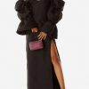 Dresses * | Khirzad Femme Solarino Off-Shoulder Maxi Dress Black