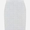 Skirts * | Givenchy Logo Monogram Mini Skirt Metallic