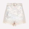 Shorts * | Zimmermann High Tide Printed Shorts Multicolor