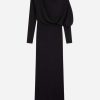 Evening * | Tom Ford Off-Shoulder Draped Evening Gown Black