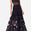 Evening * | Alexis Legends Macrame Lace Midi Dress Black