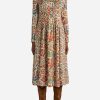 Dresses * | Etro Floral Paisley Midi Dress Multicolor