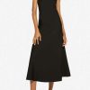 Dresses * | Emilio Pucci Sleeveless Flared Midi Dress Black