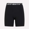 Shorts * | Off-White Logo Band Cycling Shorts Black