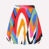 Skirts * | Emilio Pucci Abstract Print Mini Skirt Multicolor