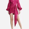 Evening * | Acler Hanley Lace Mini Dress Fuchsia