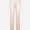 Evening * | Santa Brands Crystal-Embellished Wide-Leg Pants Blush