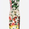 Evening * | Dolce & Gabbana Floral Patchwork Longuette Dress Multicolor