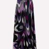 Skirts * | Emilio Pucci Onde-Print Maxi Skirt Multicolor