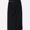 Skirts * | Jacquemus The Bodri Midi Skirt Black