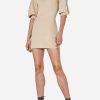 Evening * | Alexis Brandie Mini Dress Beige