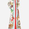 Dresses * | Dolce & Gabbana Calendar Print Kaftan Maxi Dress Multicolor