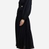 Dresses * | Acler Brooke Pleated Maxi Dress Black