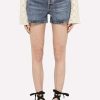 Shorts * | Chloe Washed-Out Denim Shorts Blue