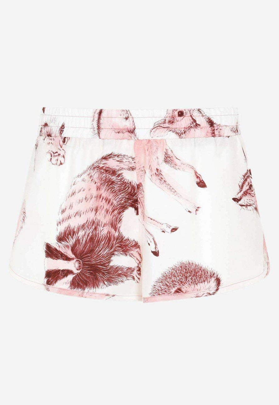 Shorts * | Stella Mccartney Animal Print Shorts Multicolor