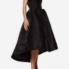 Evening * | Rachel Gilbert Angus One-Shoulder Midi Dress Black