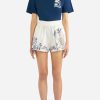 Shorts * | Etro Old School Tattoo Print Shorts White