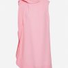 Dresses * | Valentino Mini Dress Georgette Cady- Delivery In 3-4 Weeks Pink