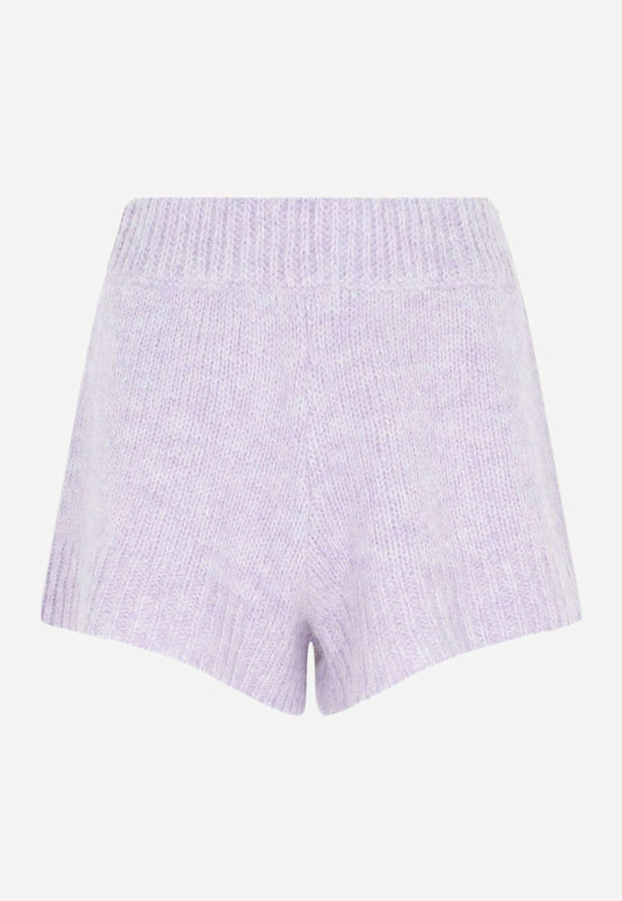 Shorts * | Rotate Susanna Knit Shorts Lilac