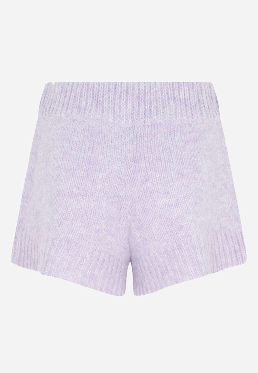 Shorts * | Rotate Susanna Knit Shorts Lilac