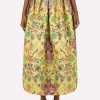 Skirts * | Dolce & Gabbana High-Rise Floral Midi Skirt Multicolor