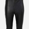 Shorts * | Mm6 Maison Margiela Biker Shorts In Faux Leather Black