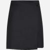 Skirts * | By Malene Birger Esmaa Mini Wrap Skirt Black