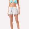 Shorts * | Vilebrequin Iridescent Flowers Of Joy Swim Short White