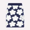 Skirts * | Kenzo Floral Mini Skirt Blue