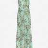 Evening * | Emilio Pucci Africana Print Halterneck Jumpsuit Mint