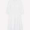 Dresses * | Cecilie Bahnsen Ava Mini Dress With Puff Sleeves White