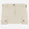 Skirts * | Miu Miu Mini Cargo Skirts Beige