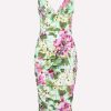 Dresses * | Dolce & Gabbana Sleeveless Floral Midi Dress Multicolor