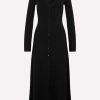 Dresses * | Chloe Wool Midi Dress Black