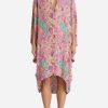 Dresses * | Etro Floral Paisley Print Kaftan Dress Pink