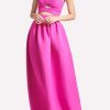 Skirts * | Sachin & Babi Ava Maxi Skirt With Box Pleats Pink