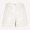 Shorts * | Valentino Vlogo Mini Shorts Ivory